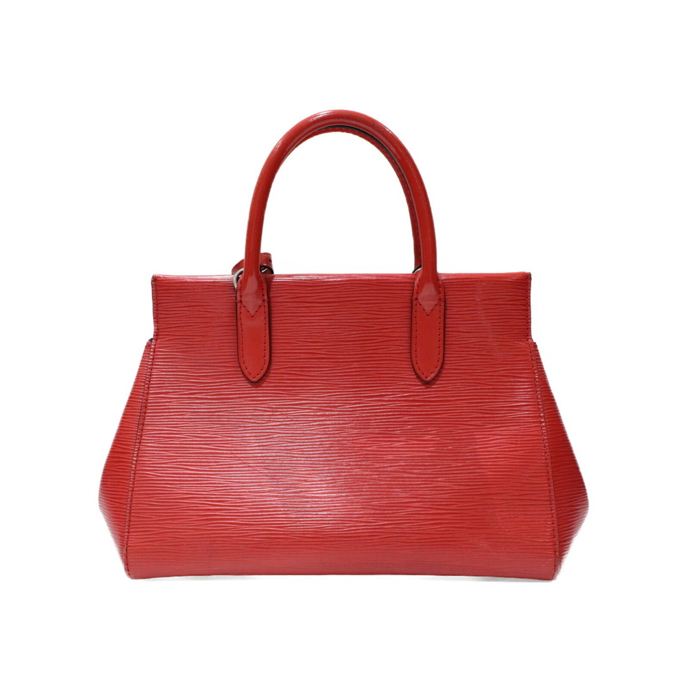 Louis Vuitton Strap Red Handbag Marly Epi Bag Shoulder Leather - Picture 4 of 7